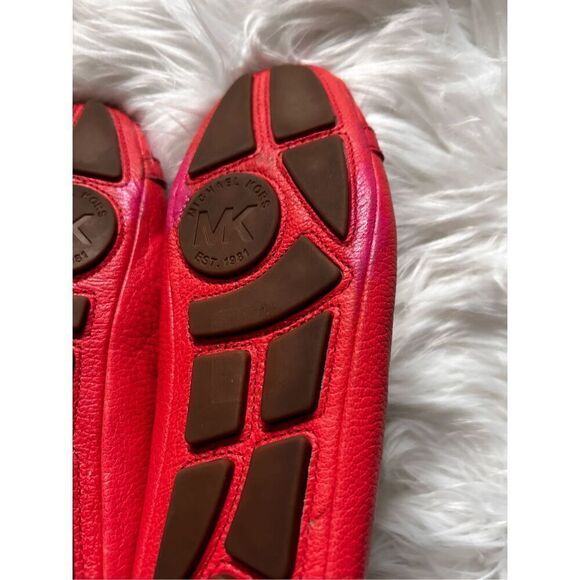 Michael Kors flats leather size 8 orange pink color - Picture 3 of 6